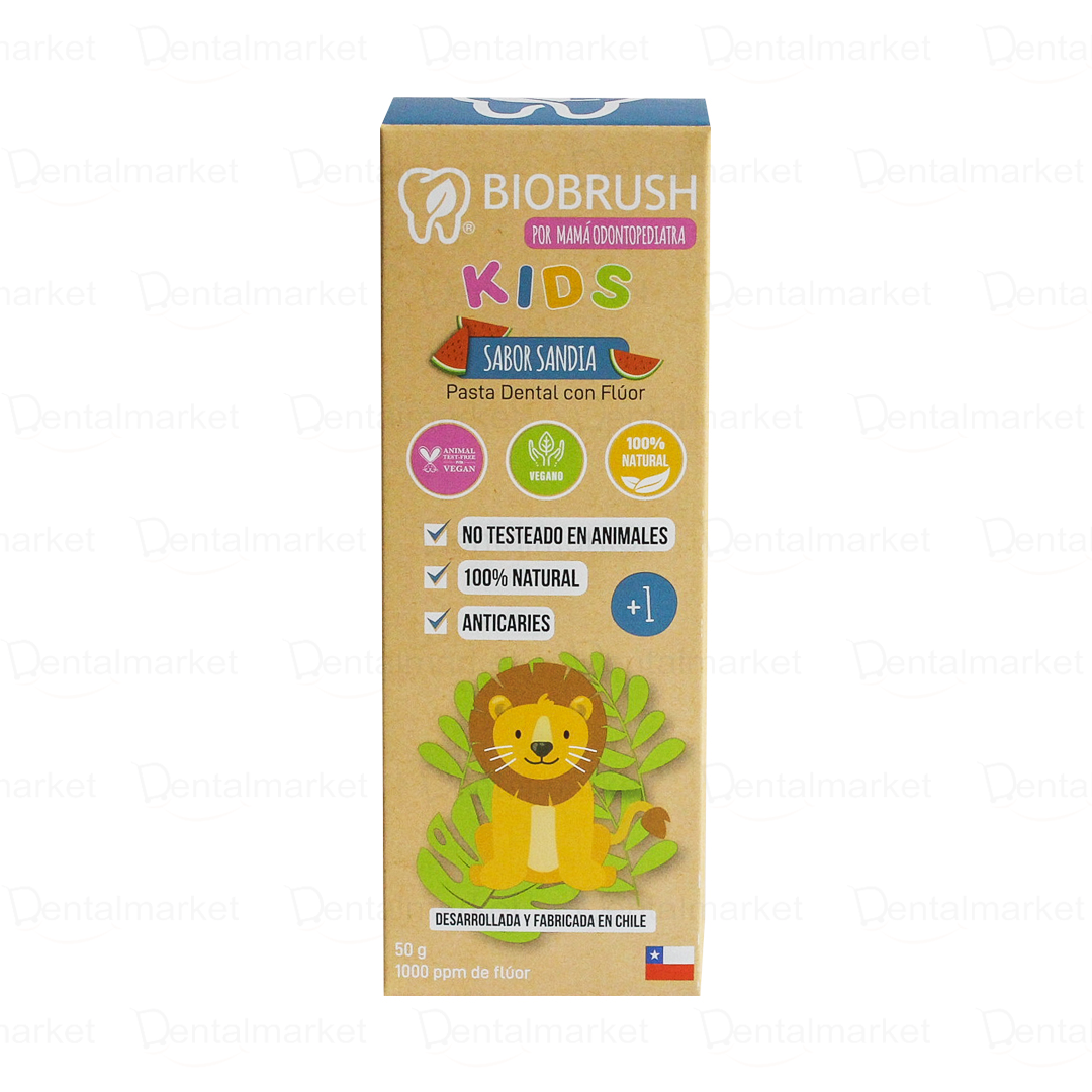 Pasta Dental Natural Kids Sandía con Flúor 50 gr