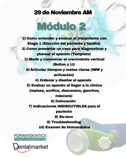 La Causa y la Cura de la Maloclusión: Guiando el Crecimiento. ¡28 y 29 Noviembre 2025!