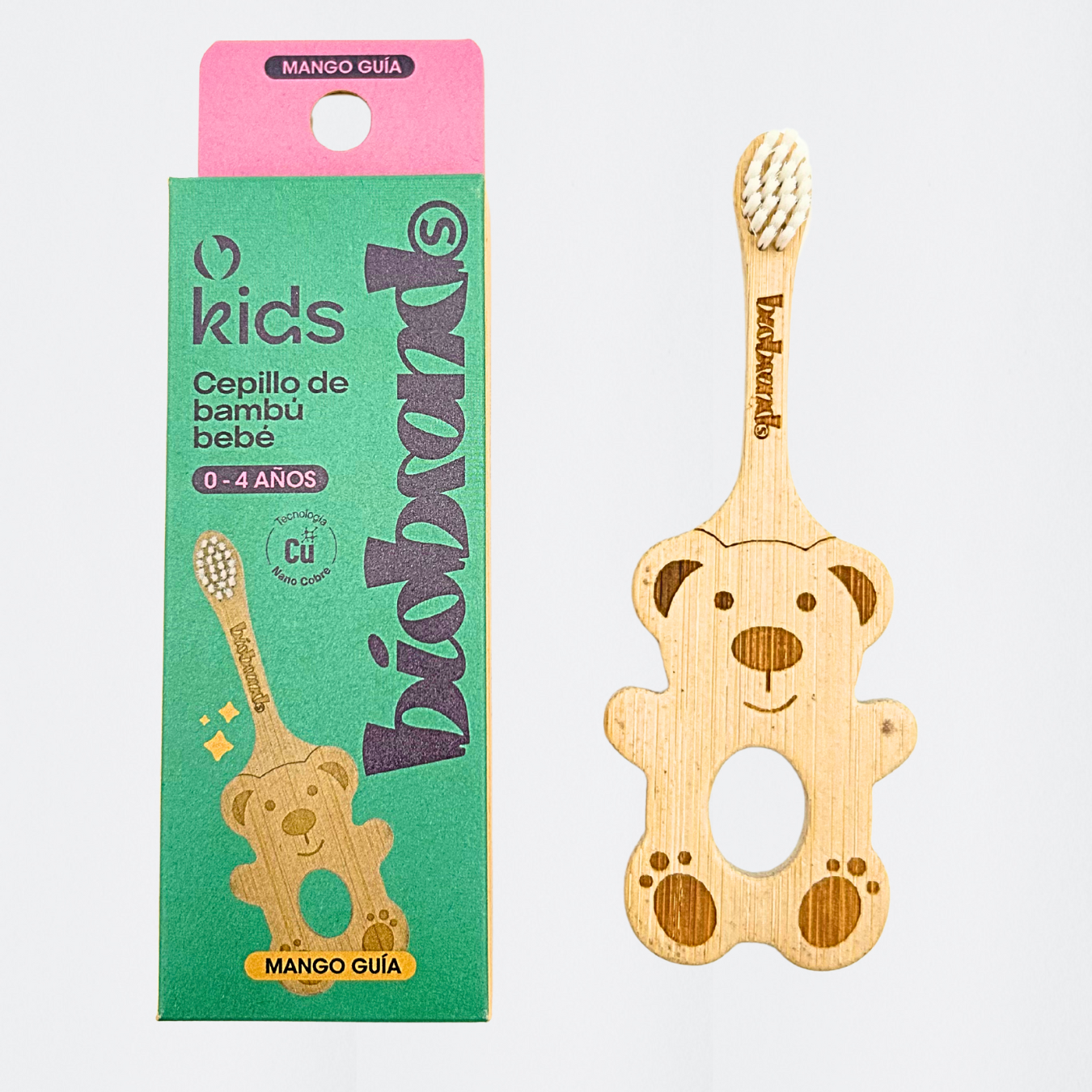 Cepillo de bambú Bebé