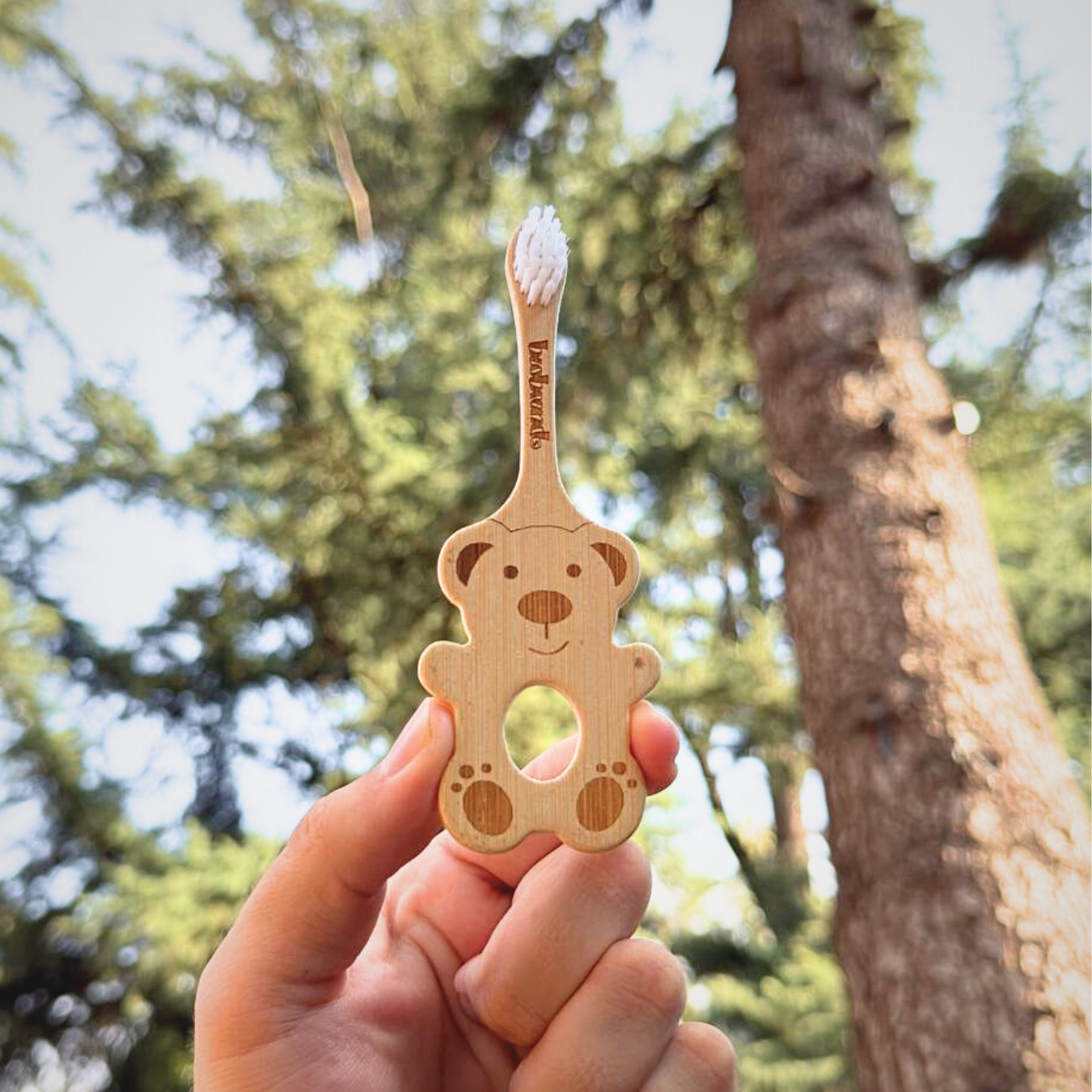 Cepillo de bambú Bebé