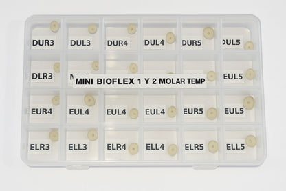 KIT Mini - Coronas BIOFLEX Nusmile - Primer y Segundo Molares Temporales