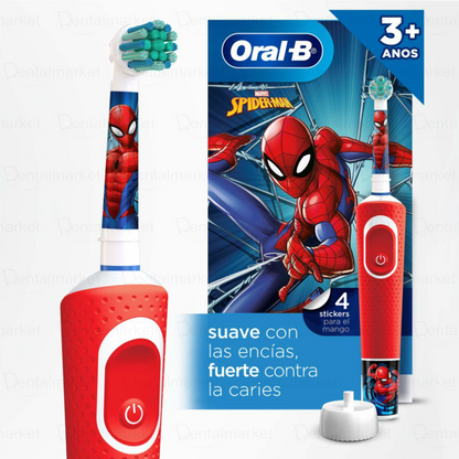 Cepillo Eléctrico Vitality Kids Spider-Man