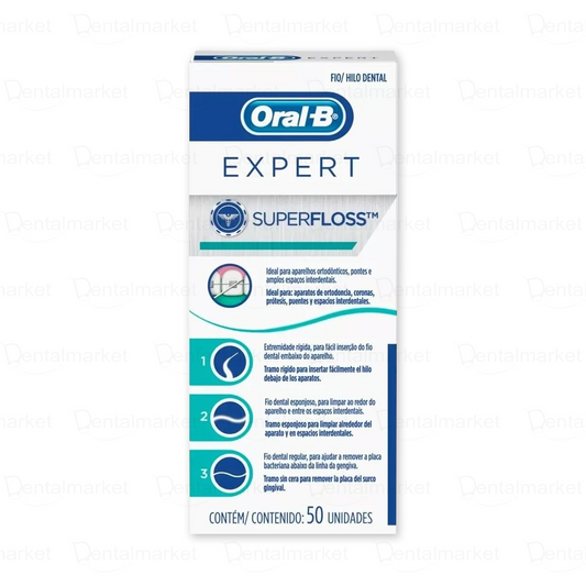 Hilo Dental Oral B - Superfloss - 50 Unidades