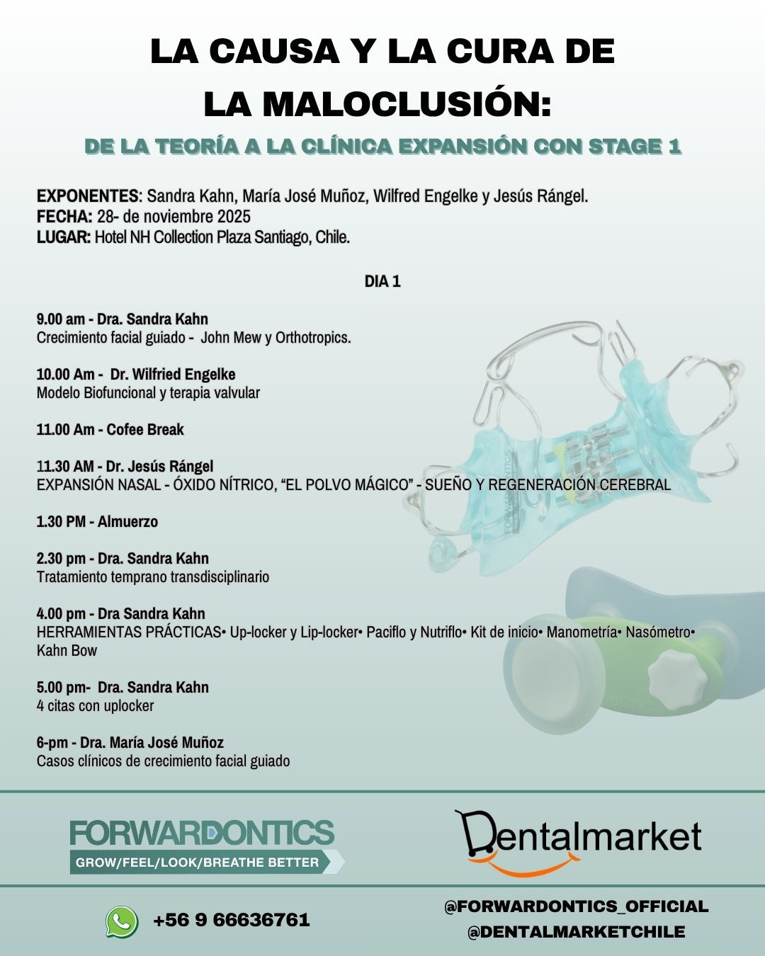 La Causa y la Cura de la Maloclusión: Guiando el Crecimiento. ¡28 y 29 Noviembre 2025!