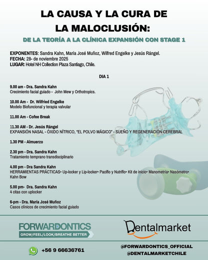 La Causa y la Cura de la Maloclusión: Guiando el Crecimiento. ¡28 y 29 Noviembre 2025!