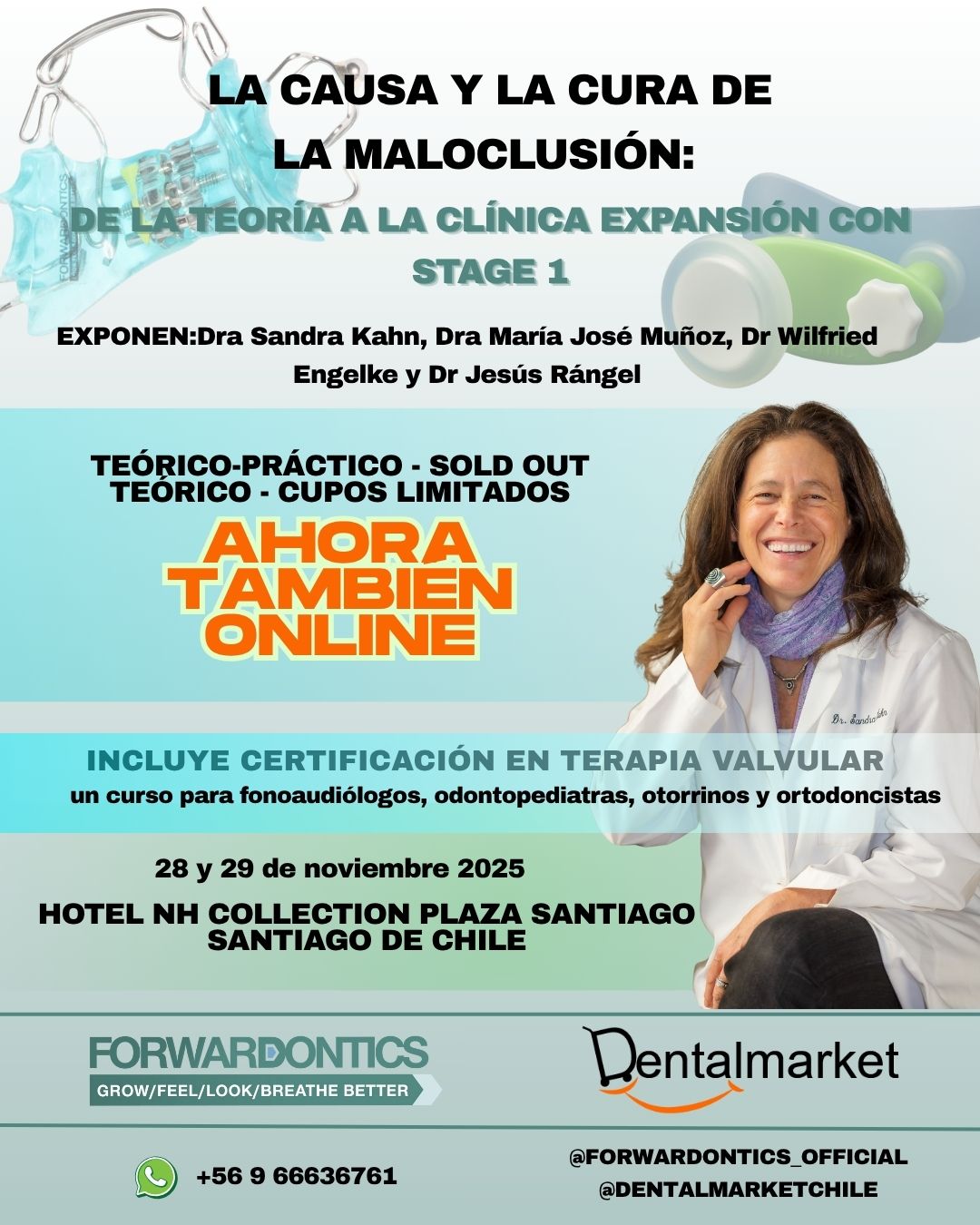 La Causa y la Cura de la Maloclusión: Guiando el Crecimiento. ¡28 y 29 Noviembre 2025!