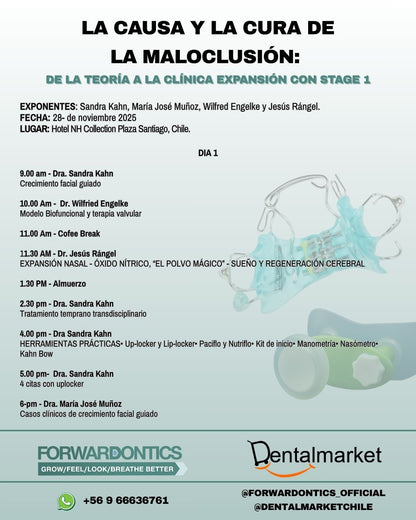La Causa y la Cura de la Maloclusión: Guiando el Crecimiento. ¡28 y 29 Noviembre 2025!